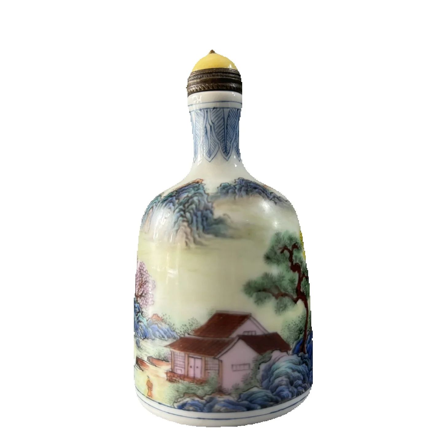 Vintage Collectible Bottles - Collection Chinese Vintage Porcelain Painted Exquisite