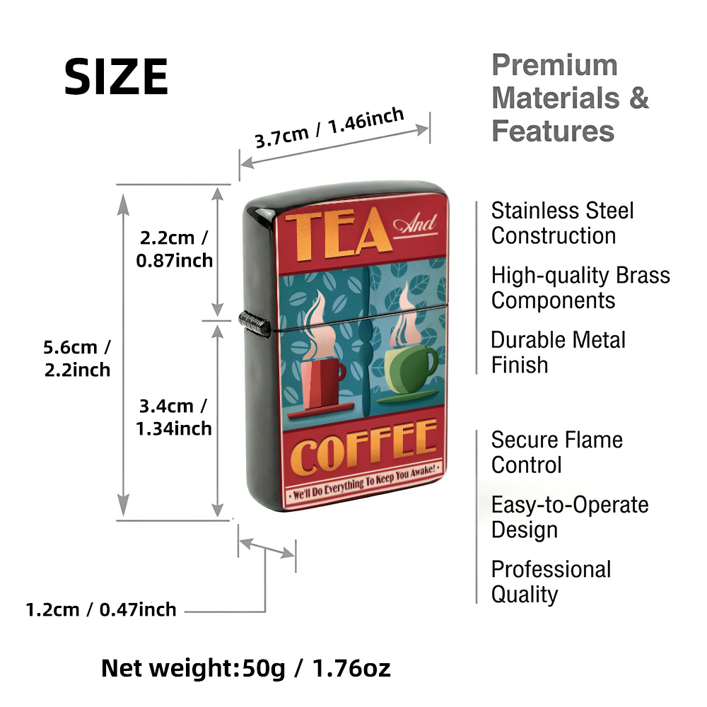 Vintage Flip Top Lighter light - Vintage Collectible Posters 评论和价格