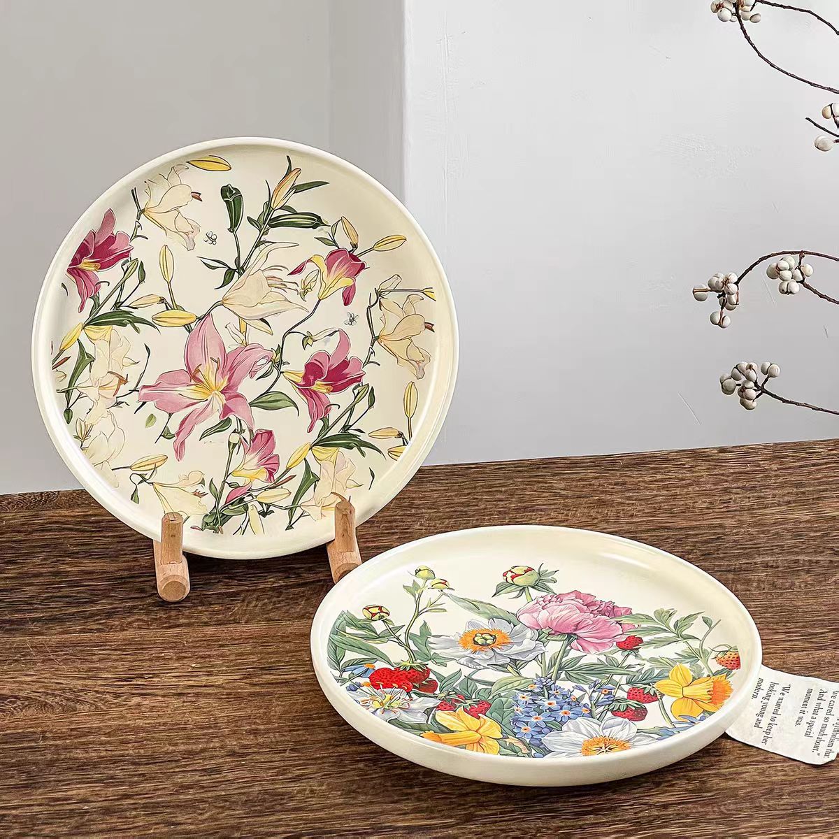 Creative Romantic Floral Ceram - Vintage Collectible Dishes 评论和价格