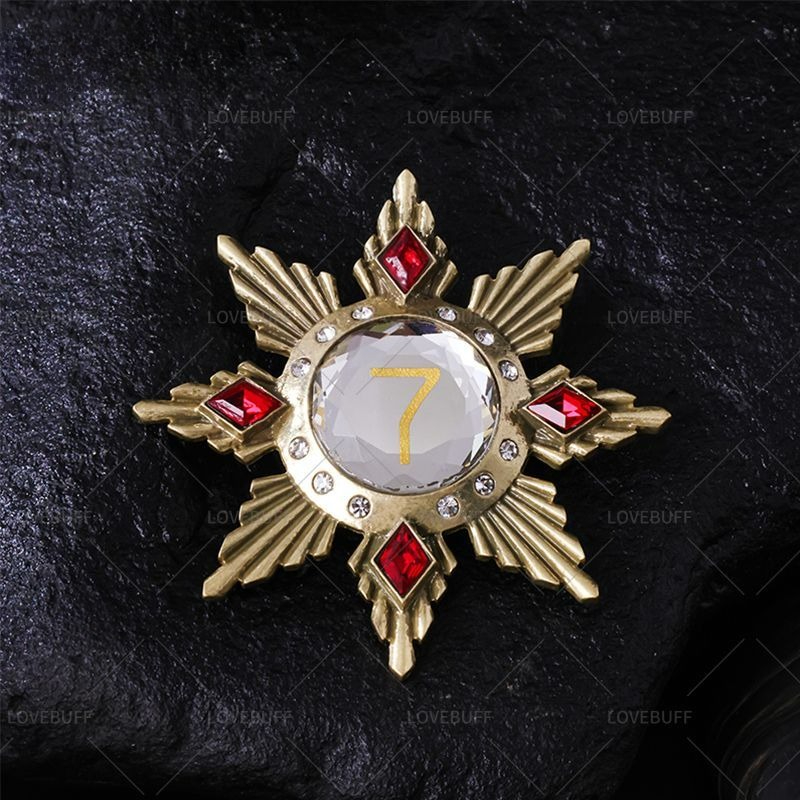 Golden Star Shaped Number 7 Br - Collectible Vintage Brooches 评论和价格