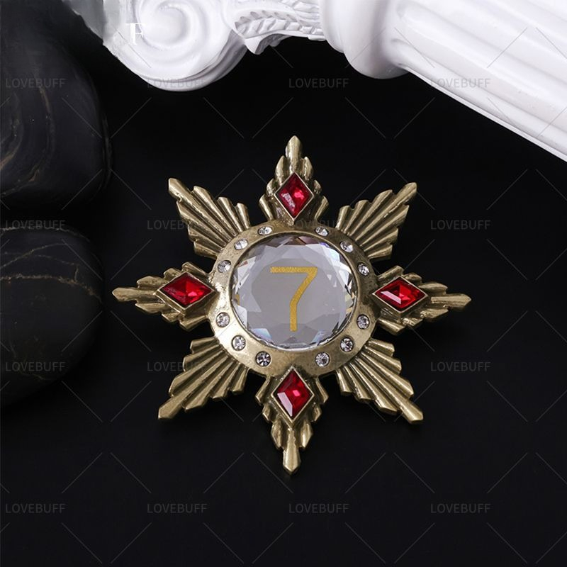 Golden Star Shaped Number 7 Br - Collectible Vintage Brooches 评论和价格
