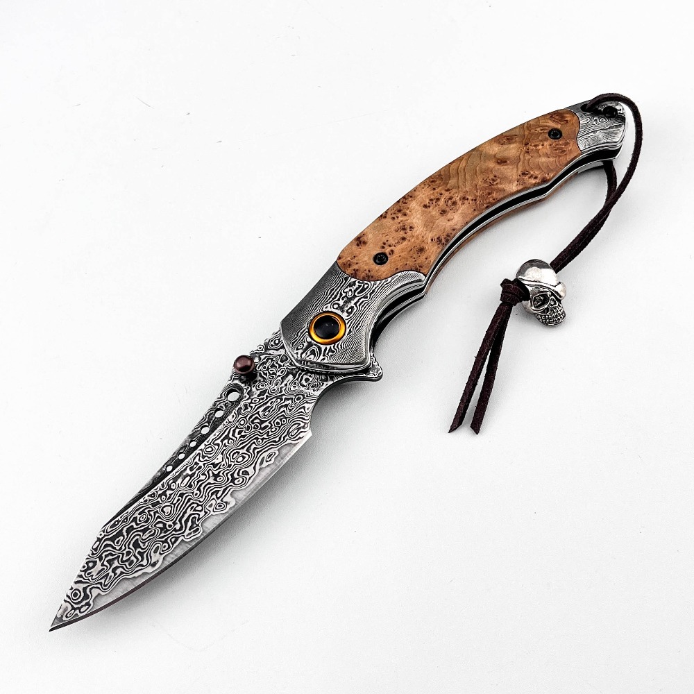 High Hardness Damascus Pattern - Vintage Collectible Pocket Knives 评论和价格