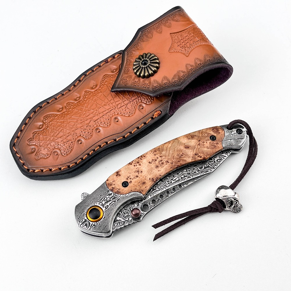 High Hardness Damascus Pattern - Vintage Collectible Pocket Knives 评论和价格
