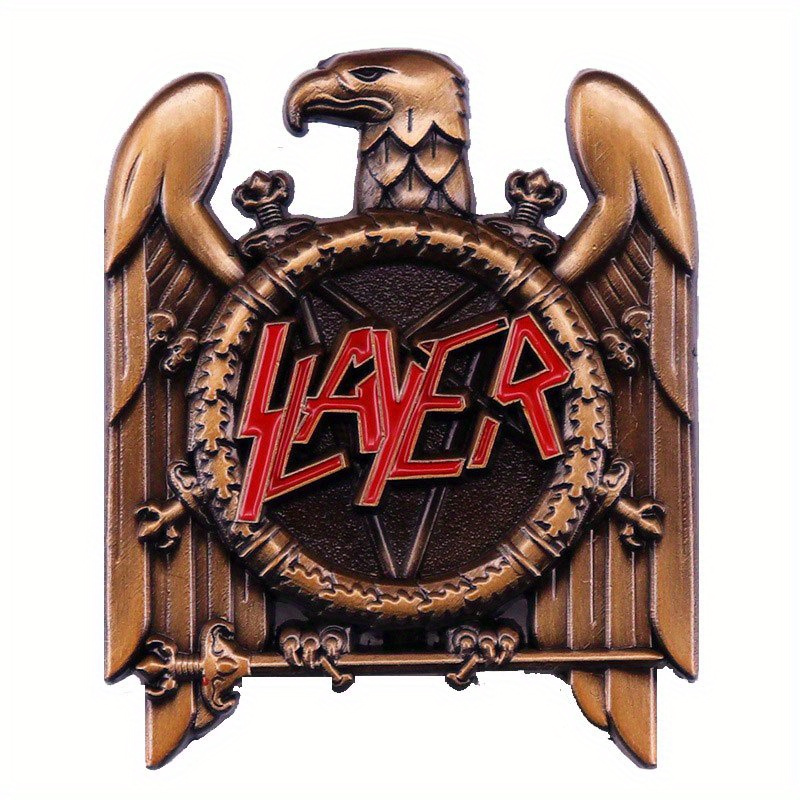 1pc Retro Heavy Metal Band Pop - Collectible Vintage Brooches 评论和价格