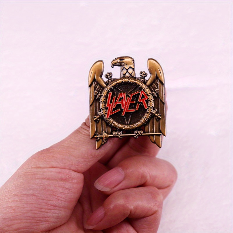 1pc Retro Heavy Metal Band Pop - Collectible Vintage Brooches 评论和价格
