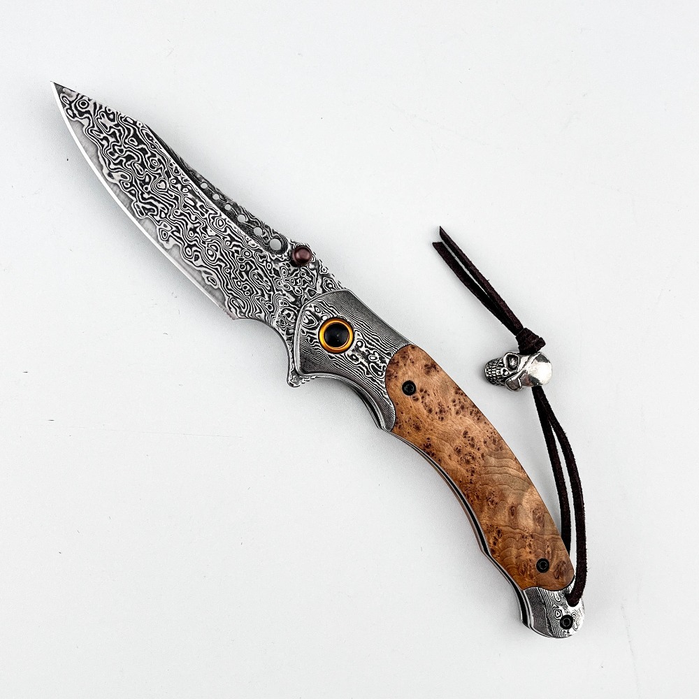 High Hardness Damascus Pattern - Vintage Collectible Pocket Knives 评论和价格
