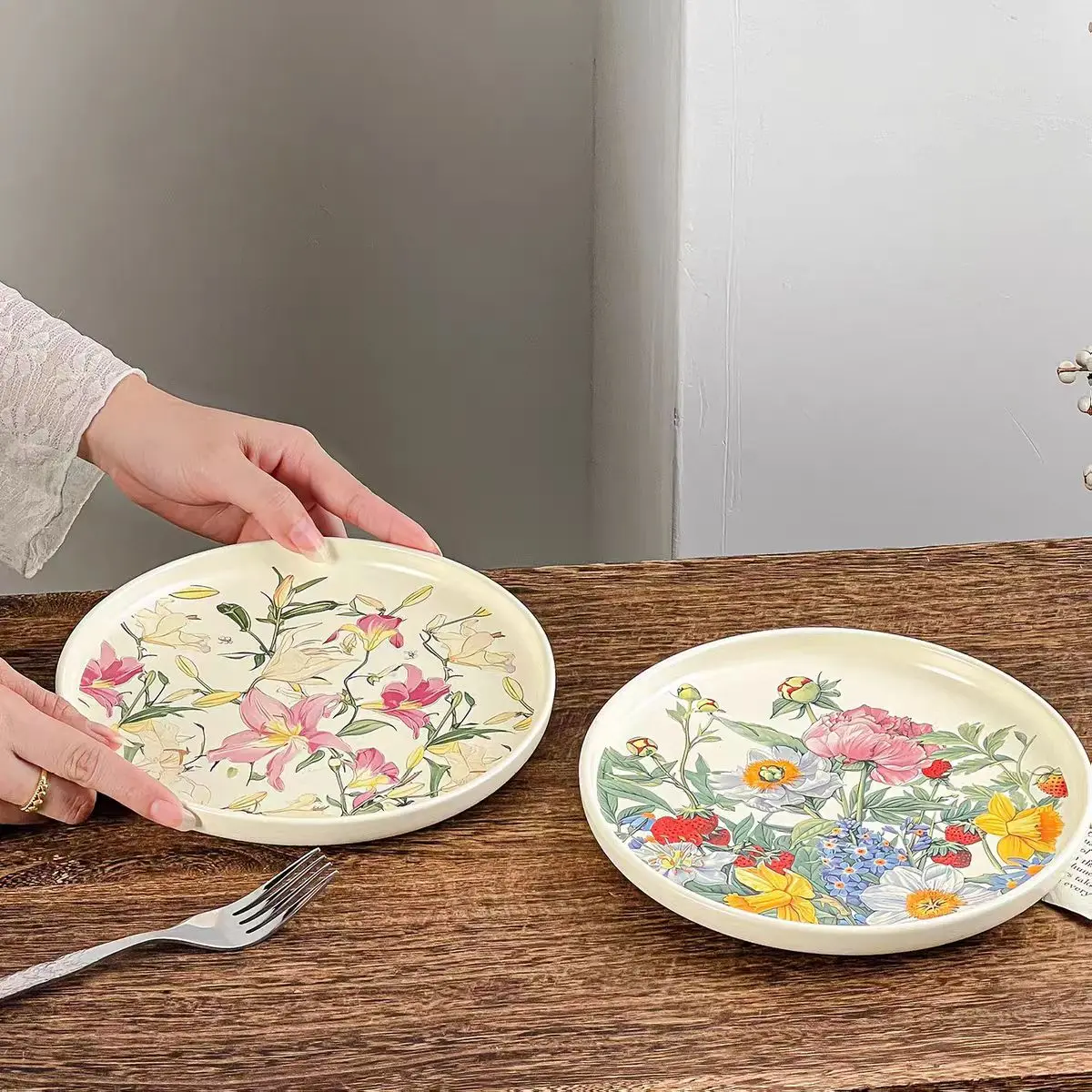 Creative Romantic Floral Ceram - Vintage Collectible Dishes 评论和价格