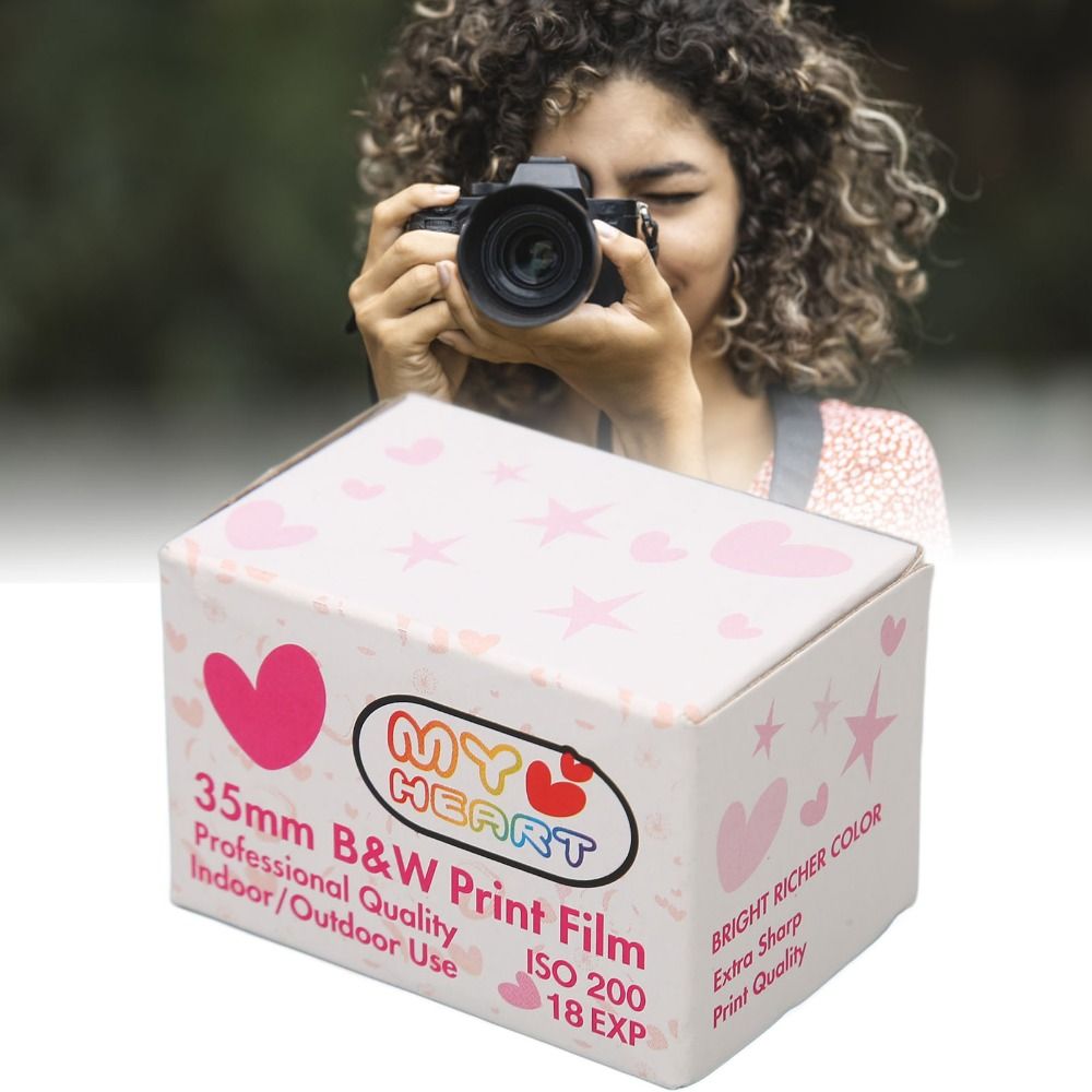 Durable Loving Heart 35mm Blac - Film Camera 35Mm 评论和价格