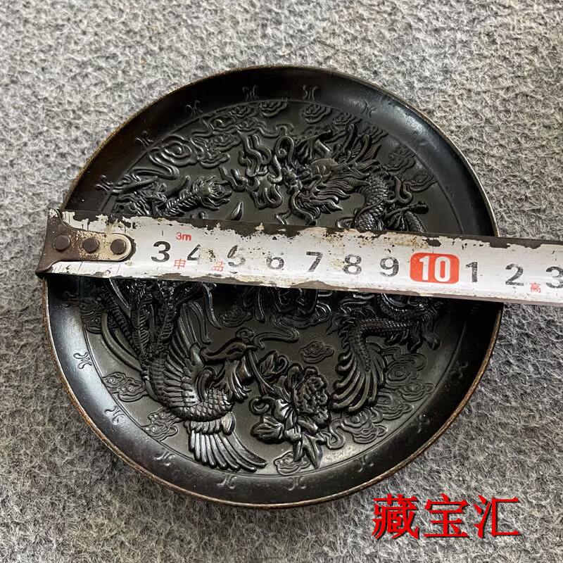 Vintage Old Copper Plate Hundr - Vintage Collectible Dishes 评论和价格