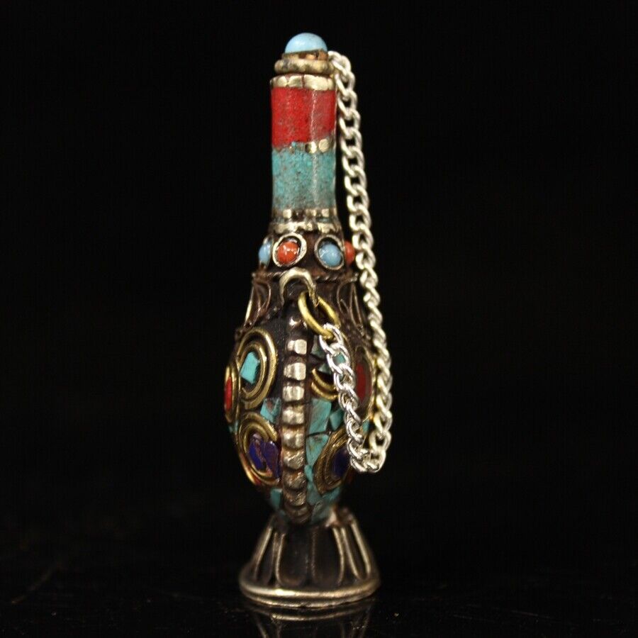 Collection Chinese brass inlai - Vintage Collectible Bottles 评论和价格
