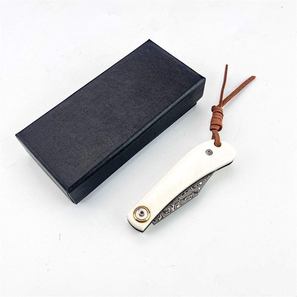 Compact Vintage EDC Damascus F - Vintage Collectible Pocket Knives 评论和价格