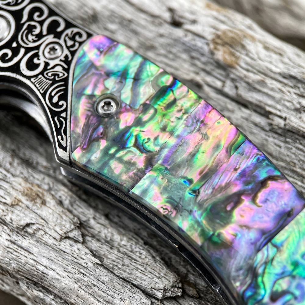 New Vintage Damascus Pattern B - Vintage Collectible Pocket Knives 评论和价格