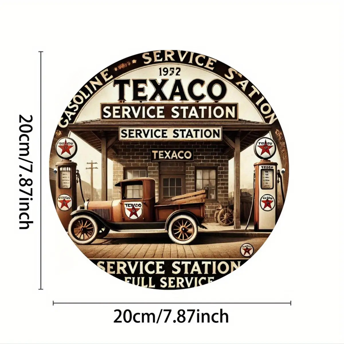 1pc Vintage Texaco Gas Station - Vintage Collectible Trucks 评论和价格