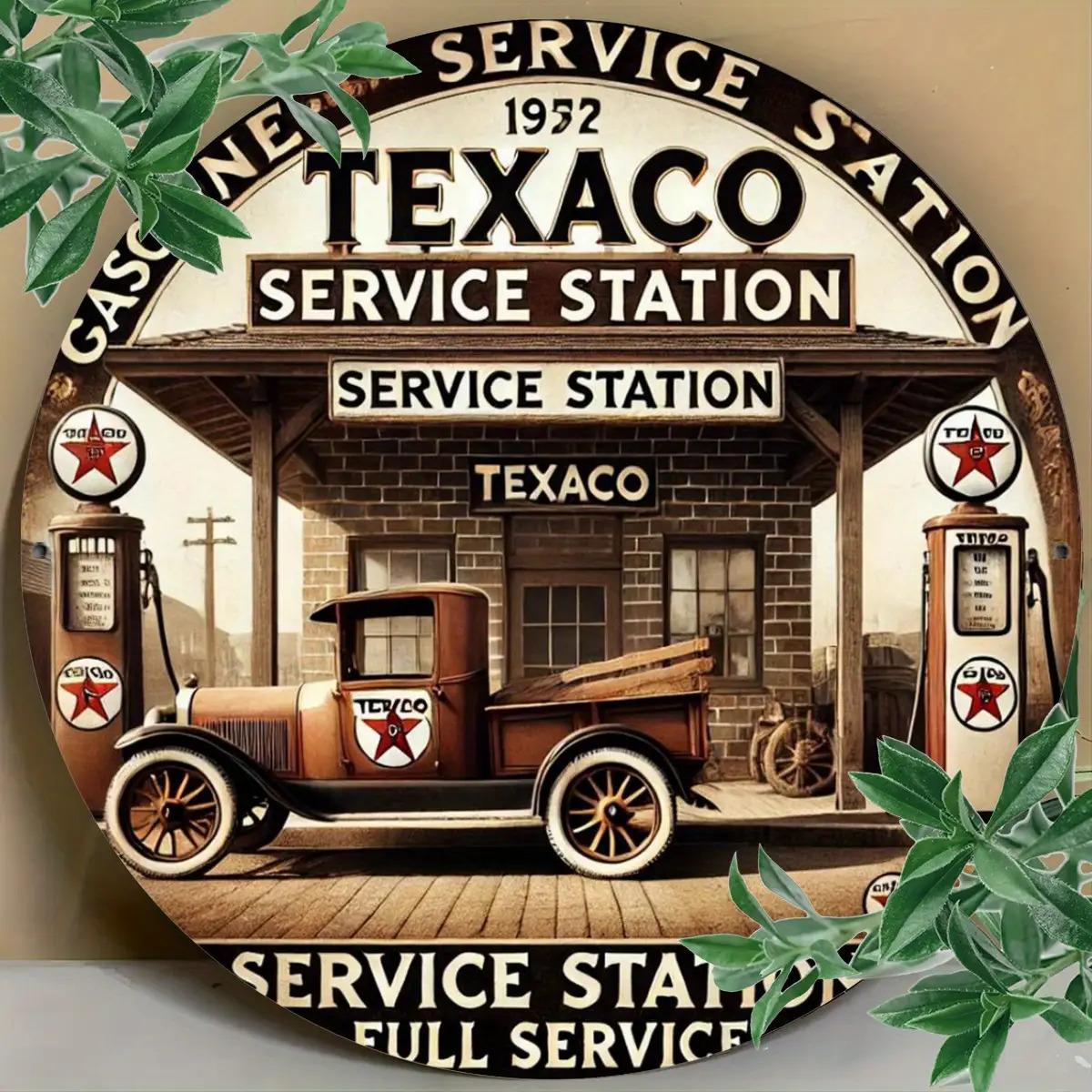 1pc Vintage Texaco Gas Station - Vintage Collectible Trucks 评论和价格