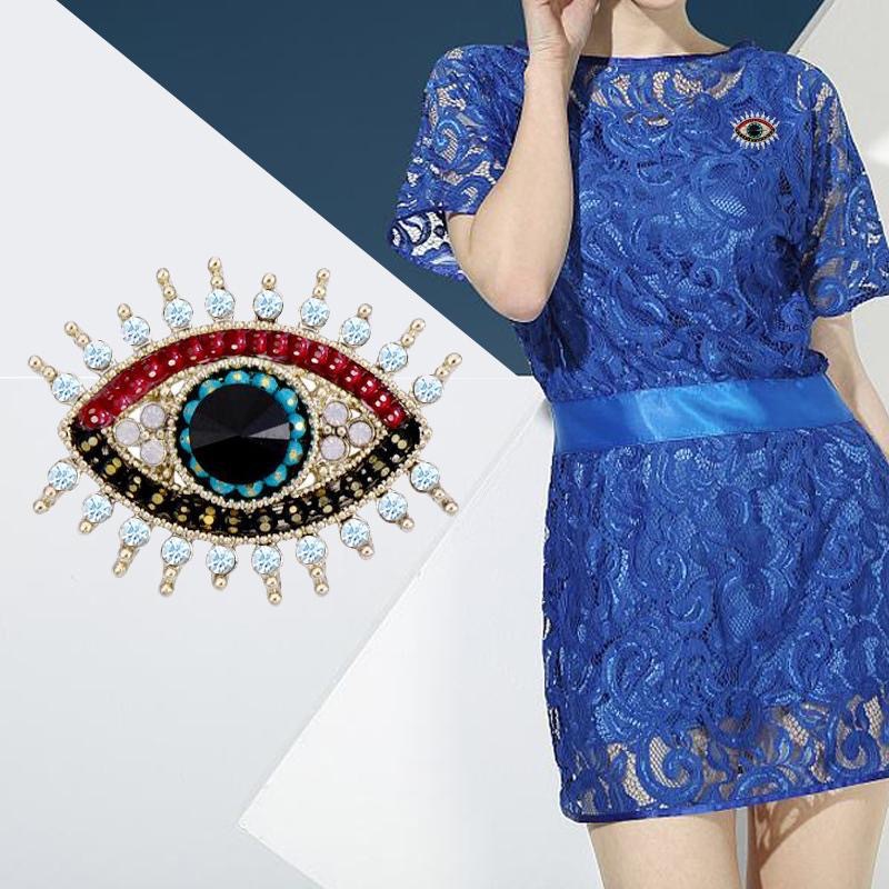 New Evil Eye Badges Cosplay An - Collectible Vintage Brooches 评论和价格