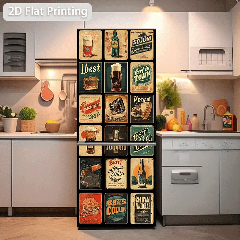 Refrigerator Sticker, Refriger - Vintage Collectible Posters 评论和价格