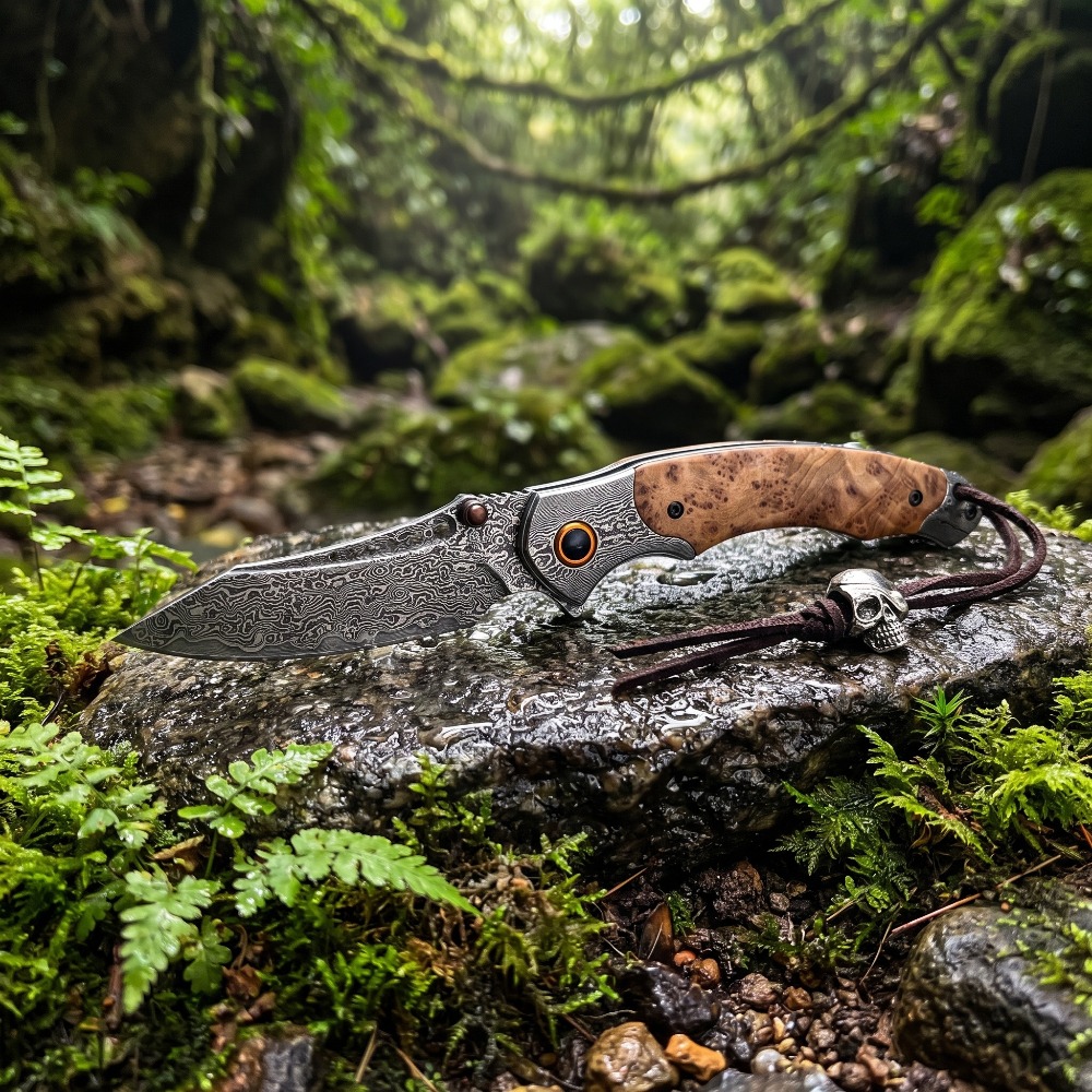 High Hardness Damascus Pattern - Vintage Collectible Pocket Knives 评论和价格