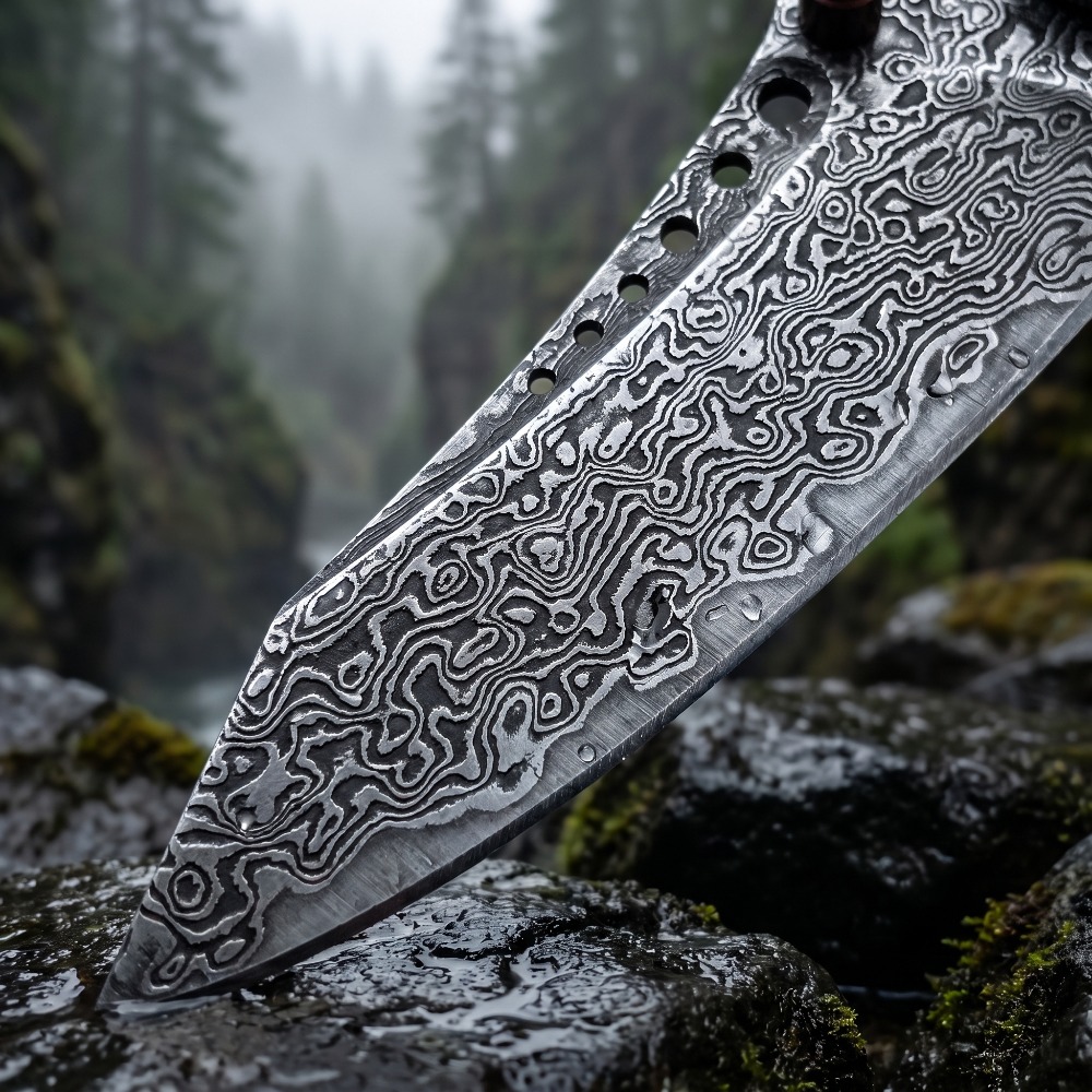 High Hardness Damascus Pattern - Vintage Collectible Pocket Knives 评论和价格