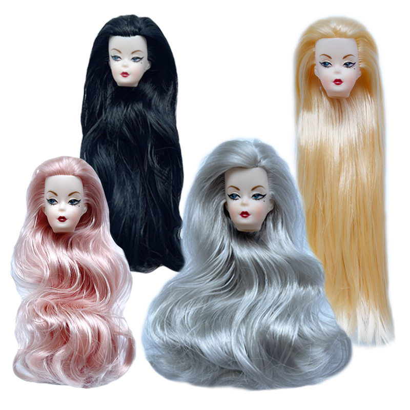 Blue Eye Wavy Curls Hair Doll  - Vintage Item 评论和价格