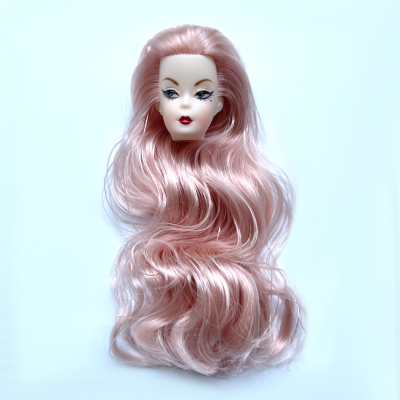 Blue Eye Wavy Curls Hair Doll  - Vintage Item 评论和价格