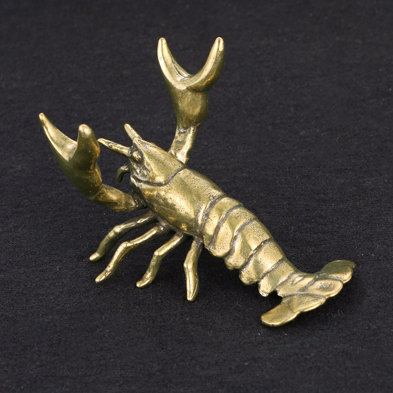 Hot ! Solid Brass Crayfish Orn - Vintage Collectible Furniture 评论和价格