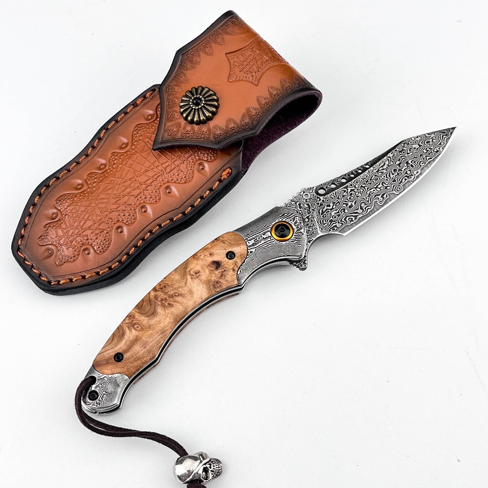 High Hardness Damascus Pattern - Vintage Collectible Pocket Knives 评论和价格