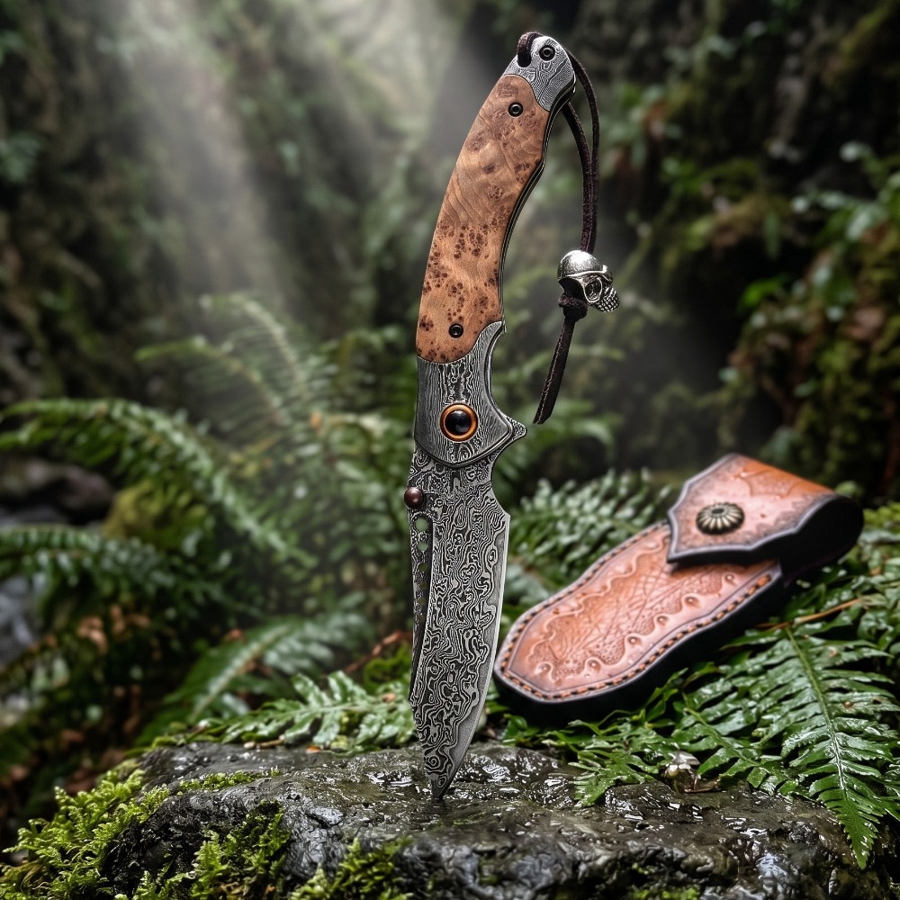 High Hardness Damascus Pattern - Vintage Collectible Pocket Knives 评论和价格