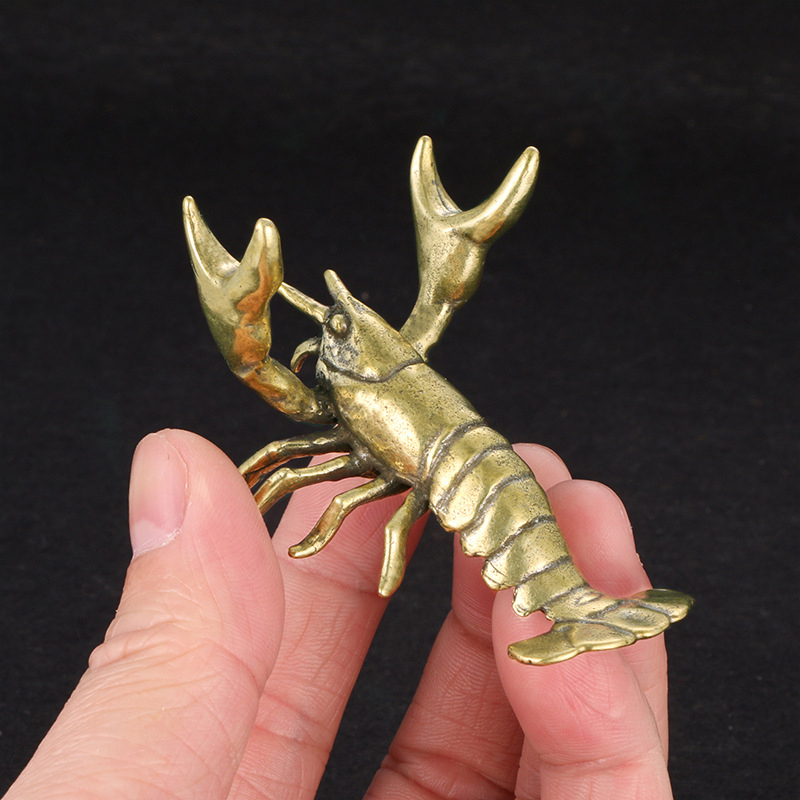 【F】Solid Brass Crayfish Orname - Vintage Collectible Furniture 评论和价格