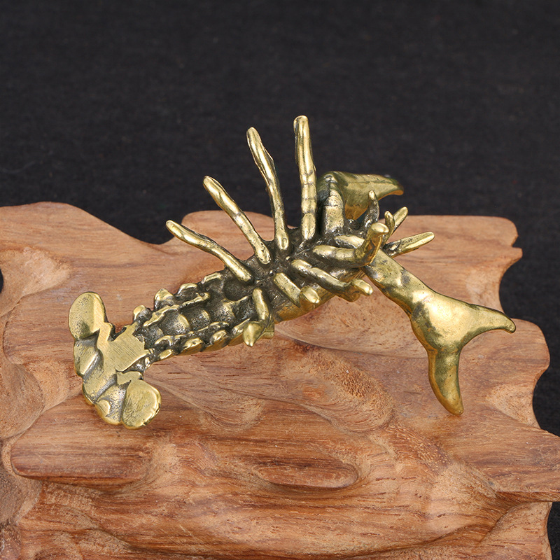 【F】Solid Brass Crayfish Orname - Vintage Collectible Furniture 评论和价格