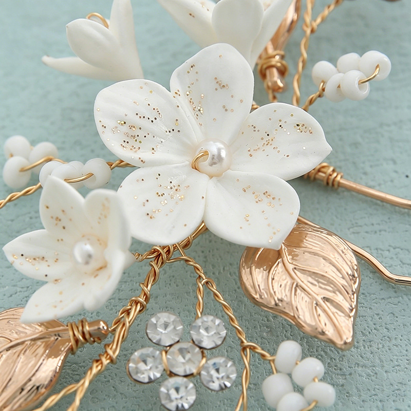 Bride Headpiece Hairpin Pearl  - Vintage Item 评论和价格