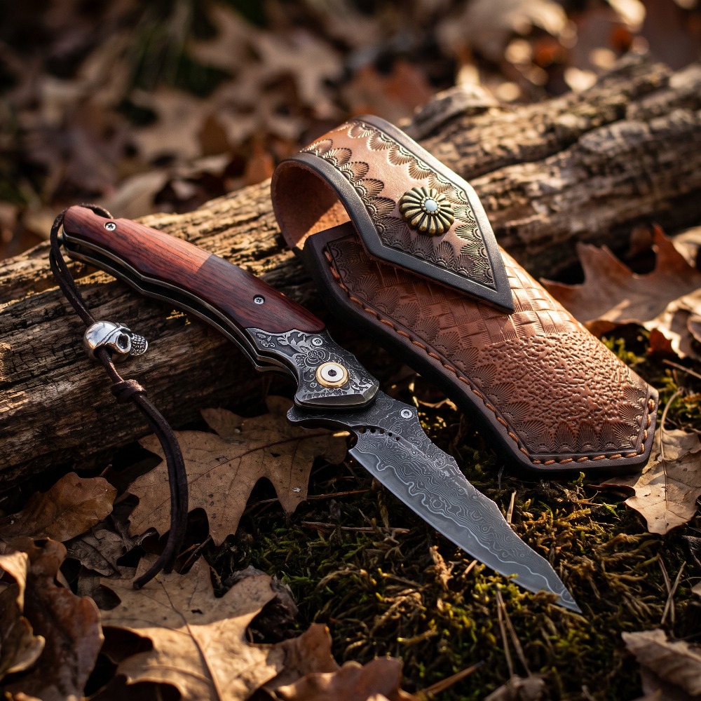 Vintage Engraved Foldable Knif - Vintage Collectible Pocket Knives 评论和价格