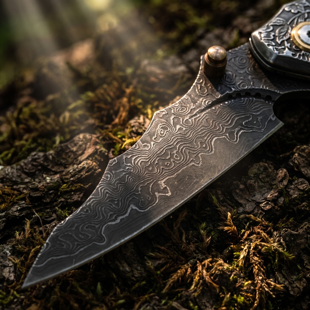 Vintage Engraved Foldable Knif - Vintage Collectible Pocket Knives 评论和价格