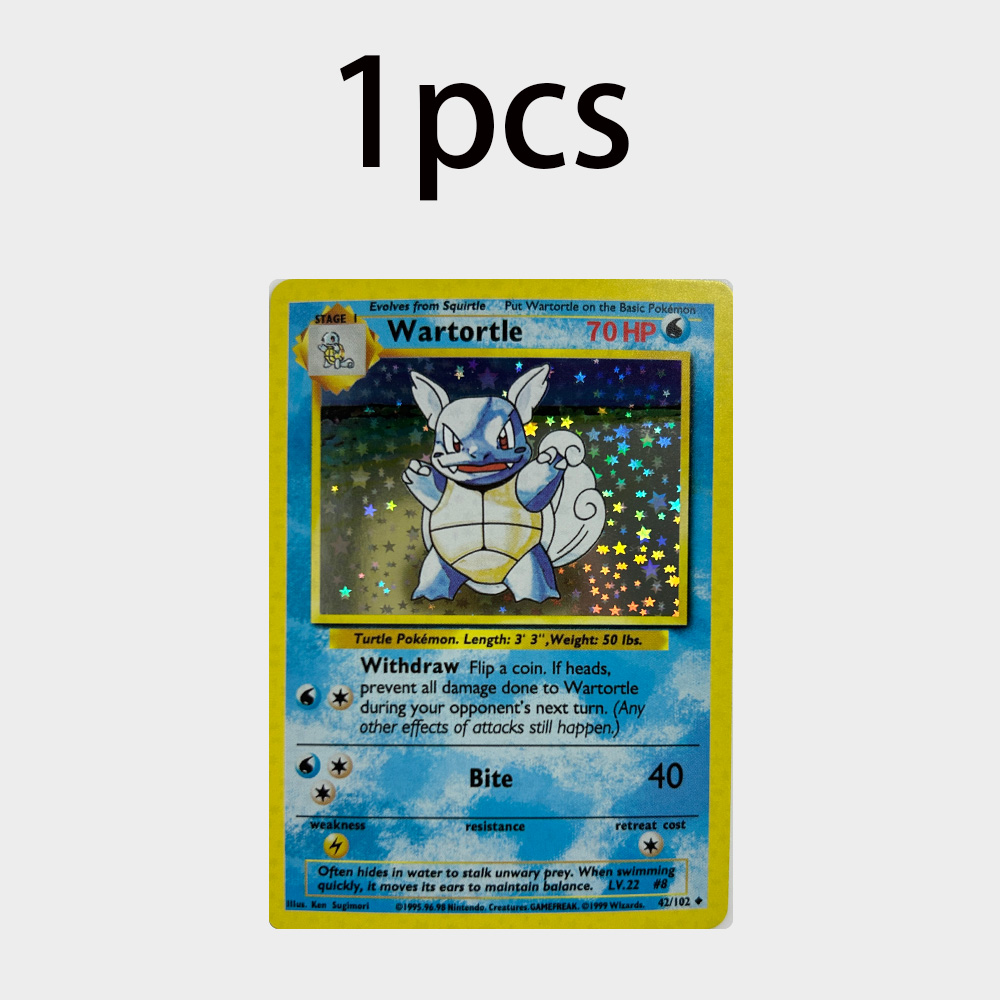 DIY PTCG Anime Wartortle Vinta - Vintage Pokemon Collectible 评论和价格
