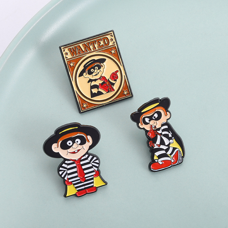 Vintage Hamburglar Enamel Pin  - Collectible Vintage Brooches 评论和价格