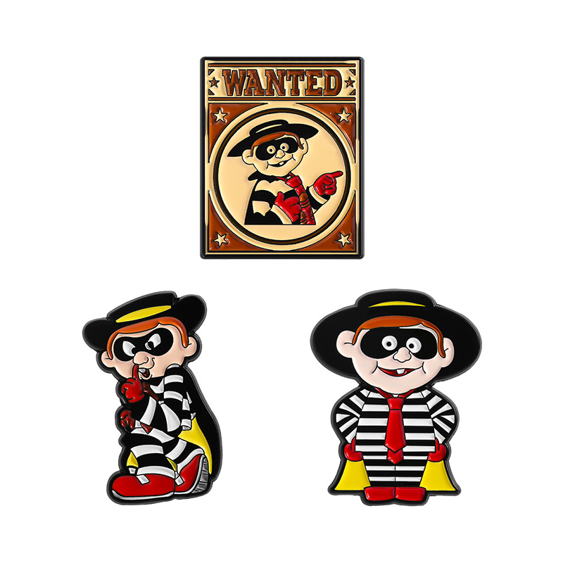 Vintage Hamburglar Enamel Pin  - Collectible Vintage Brooches 评论和价格